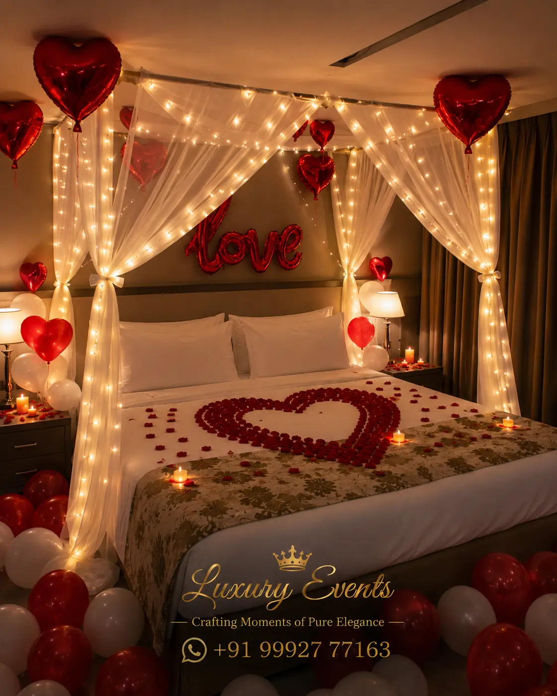 15 First Night & Valentine Decoration Ideas to Try in Gurugram This Year