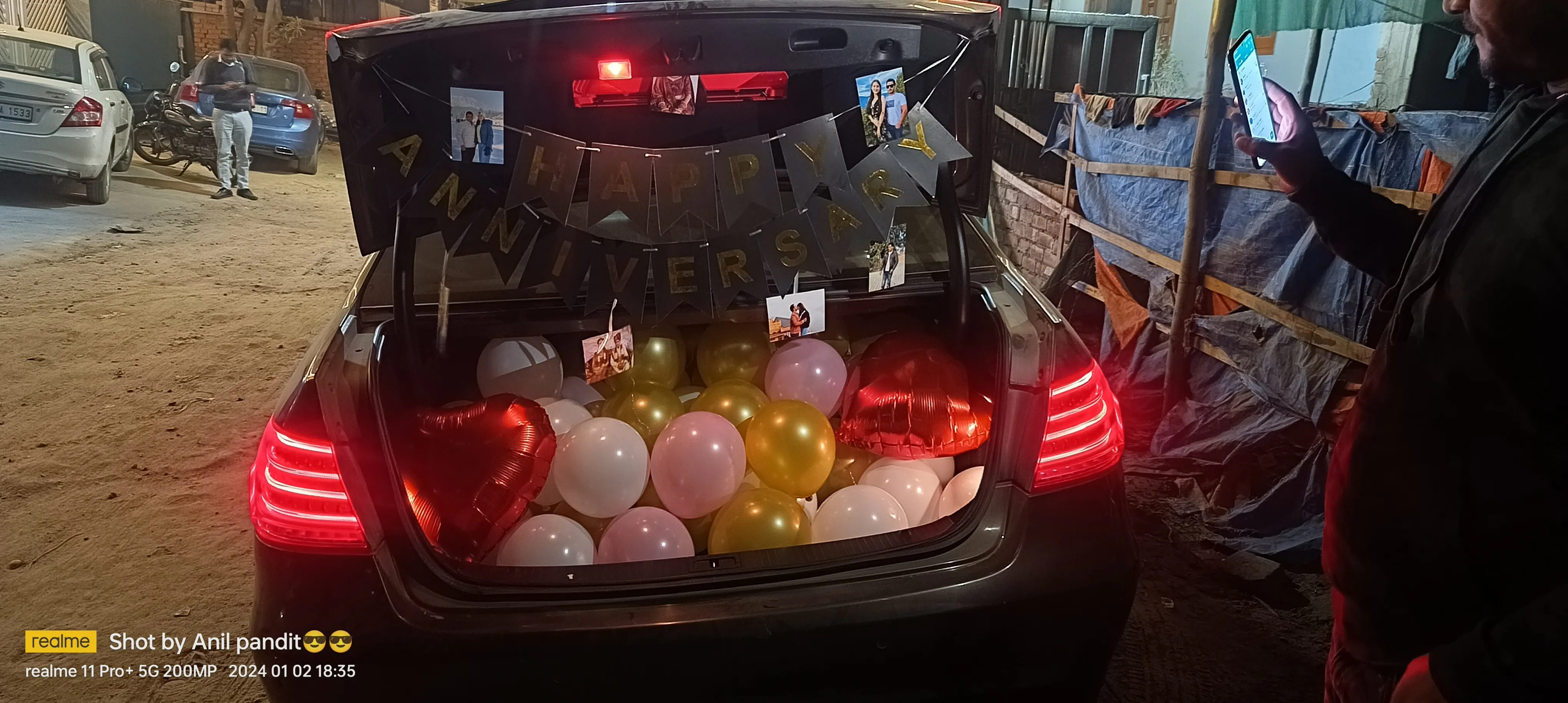 Luxury Car Boot Surprise Setup